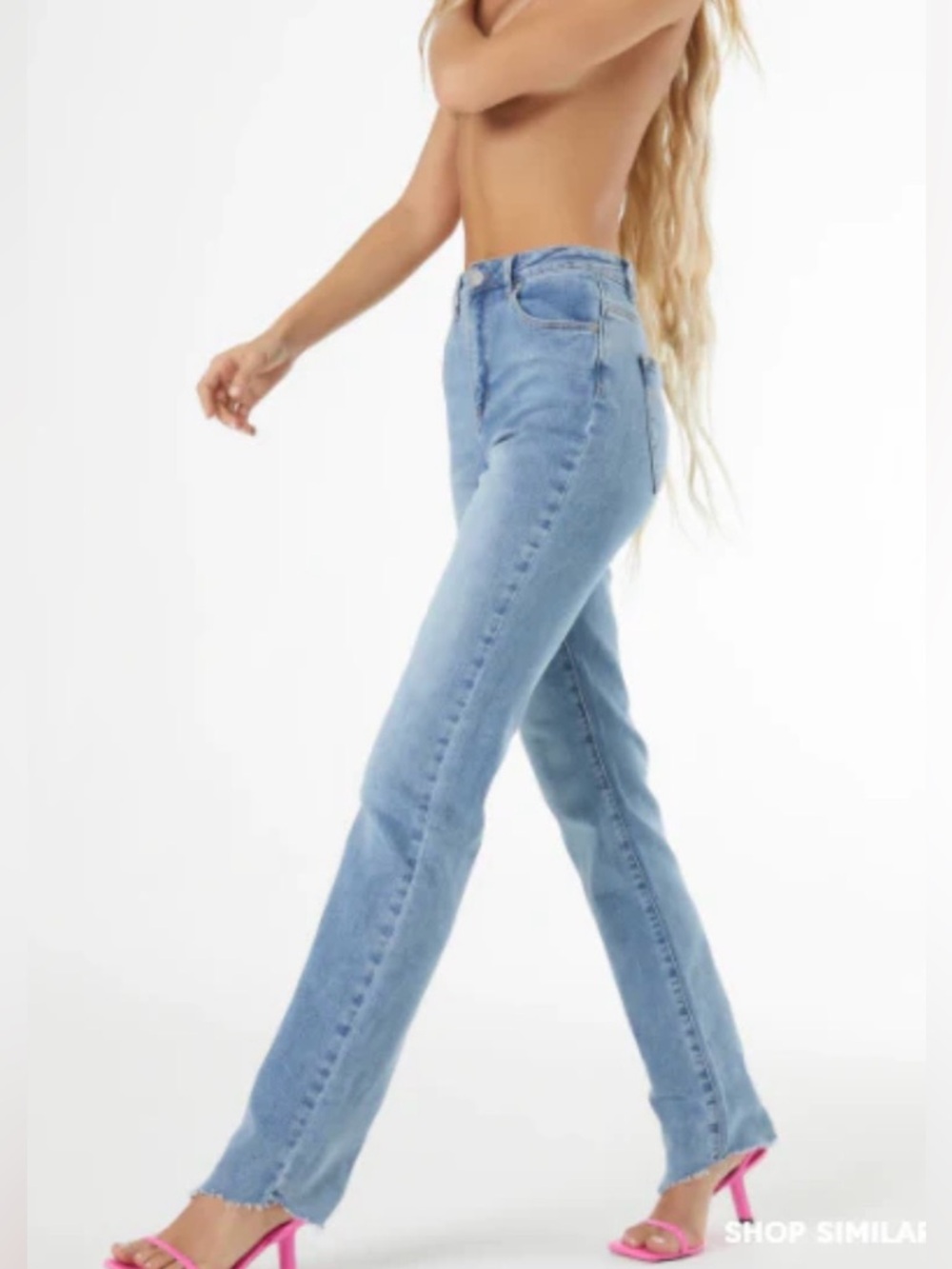 OH POLLY POINTED HEM JEANS